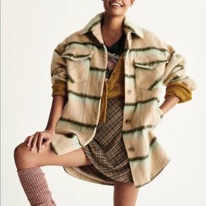 Free People We the Free Vienna Brushed Shirt Jacket